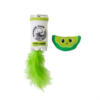 Quirky Kitty Whisker Claw Kedi Otlu ve Matatabili 2'li Kedi Oyuncağı  - Kumaş ve Peluş Oyuncaklar