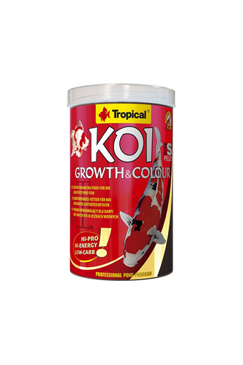 Tropical Koi Growth&Colour Pellet Size S 1000ml/320Gr