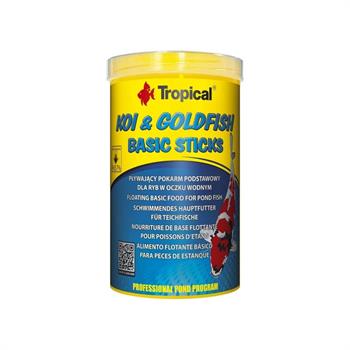 Tropical Koi&Goldfish Basic Sticks Pusz. 1000ml/80Gr