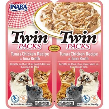 Twin Packs Ton Balıklı ve Tavuklu Kedi Çorbası 2 x 40 Gr