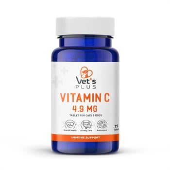 Vet's Plus C Vitamin Kedi ve Köpek İçin Tablet (75'li) - Kedi Vitaminleri