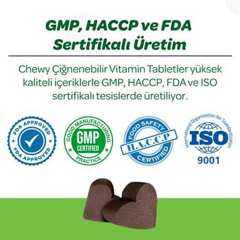 Vet's Plus Hairball Kediler İçin Malt ve Kinoalı Tüy Yumağı Önleyici Çiğnenebilir Tablet (60'lı) - Kedi Vitaminleri