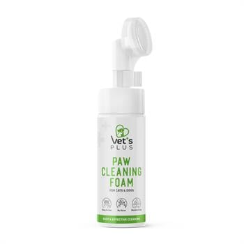 Vet's Plus Kedi ve Köpekler İçin Aloe Vera Özlü Pati Temizleme Köpüğü 150ml - Temizlik Ürünleri