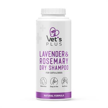 Vet's Plus Kedi ve Köpekler İçin Lavanta ve Biberiye Özlü Toz Şampuan 150gr - Temizlik Ürünleri