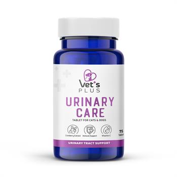 Vet's Plus Urinary Care Kedi ve Köpek İçin İdrar Sağlığı Sistem Destekleyici Tablet (75'li) - Kedi Vitaminleri