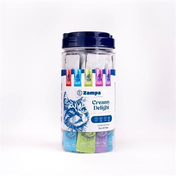Zampa Creamy Delight Kedi Krema Ödül Maması 30'lu (16g x 30) - Kedi Ödülleri