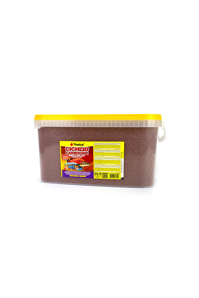 Tropical Cichlid Carnivore Small Pellet 10Lt/3,6Kg