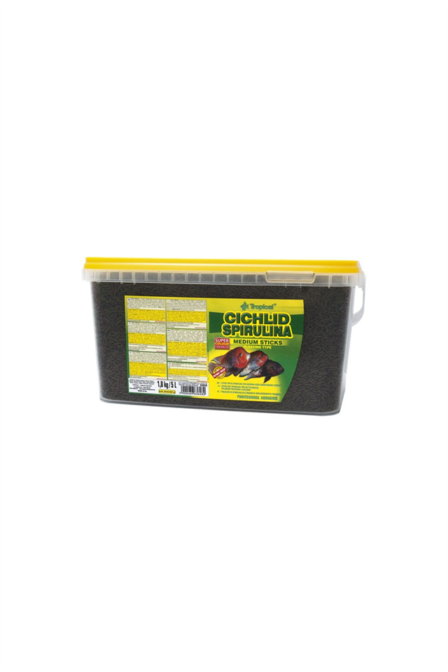 Tropical Cichlid Spirulina Medium Sticks 10Lt/3,6Kg