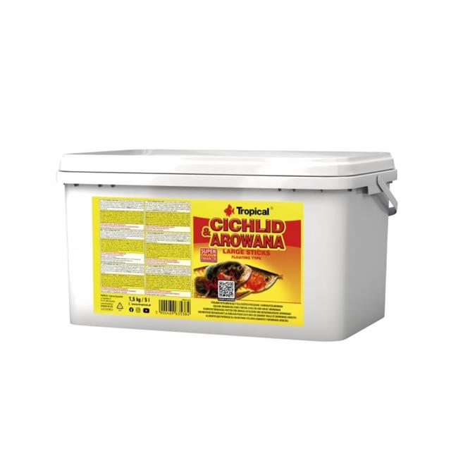 Tropical Cichlid&Arowana Medium Sticks 10Lt/3,6Kg