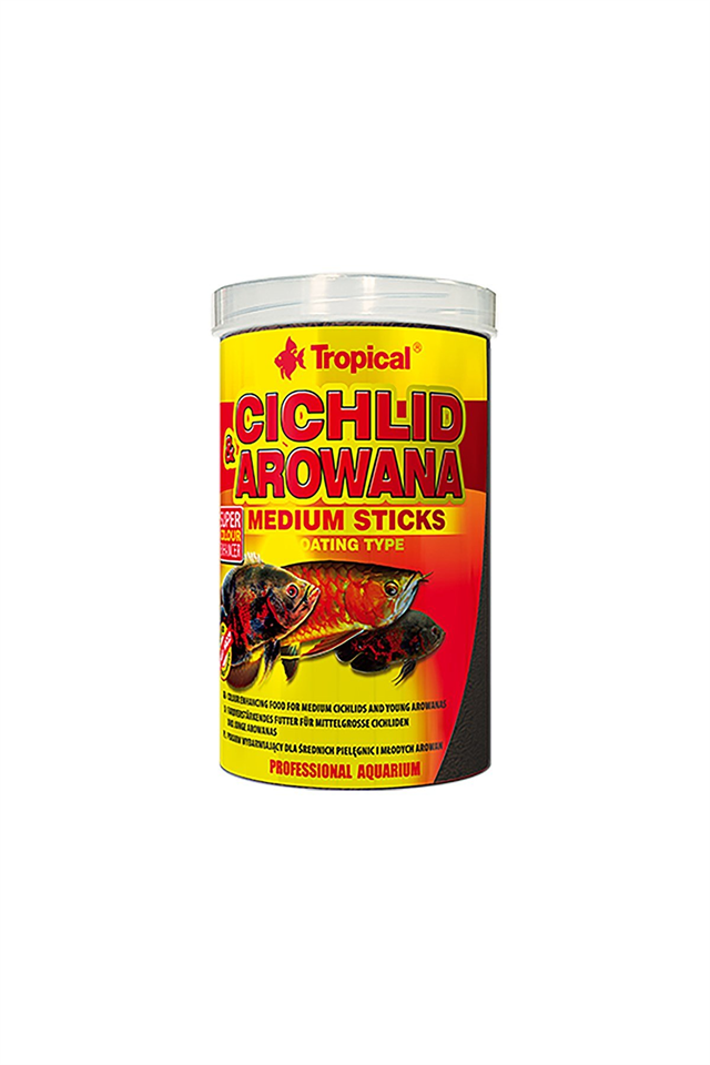 Tropical Cichlid&Arowana Medium Sticks 250ml/90Gr