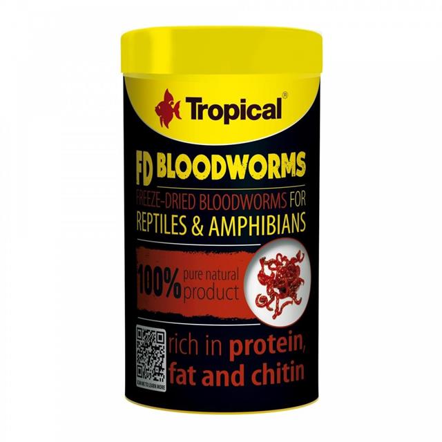 Tropical FD Blood Worms 100ml/7Gr