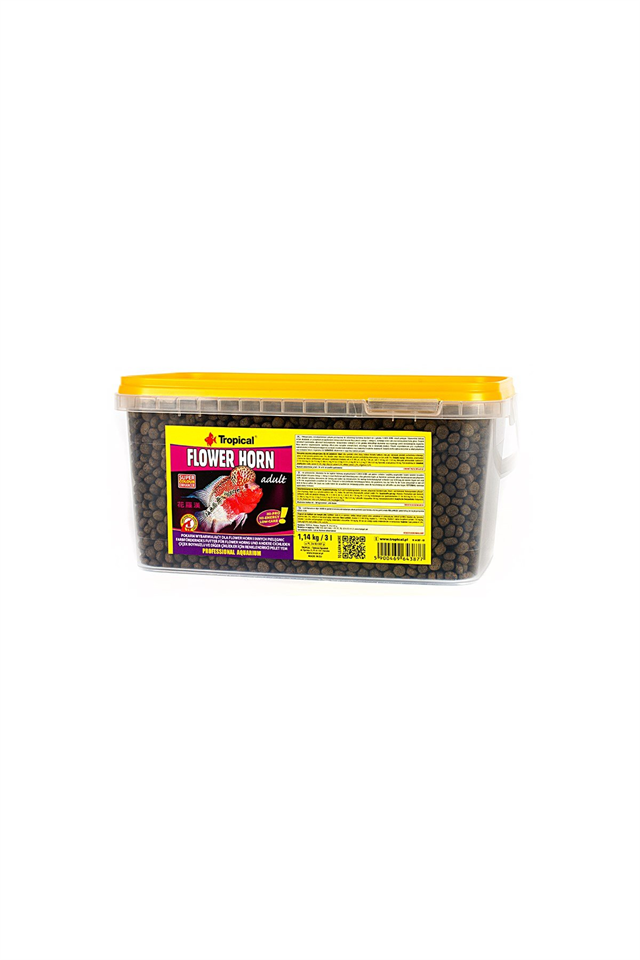Tropical Flower Horn Adult Pellet 3Lt/1,14Kg