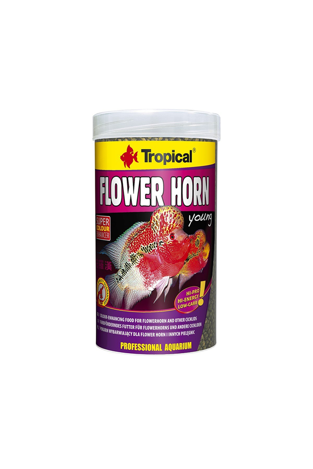 Tropical Flower Horn Young Pellet 250ml/95Gr