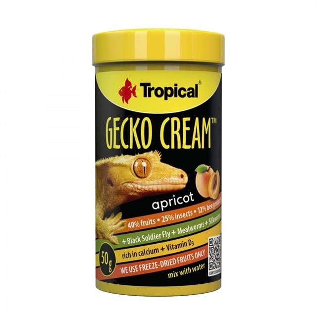 Tropical Gecko Cream Aprıcot (Kayısılı) 100ml/50Gr