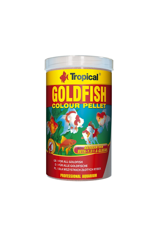 Tropical Goldfish Colour Pellet Size S 100ml/45Gr