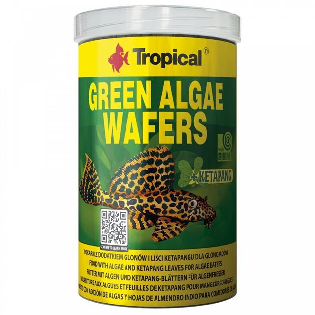 Tropical Green Algae Wafers 1000ml/450Gr