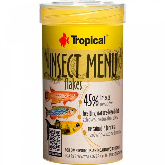 Tropical Insect Menu Flakes 100ml/20Gr