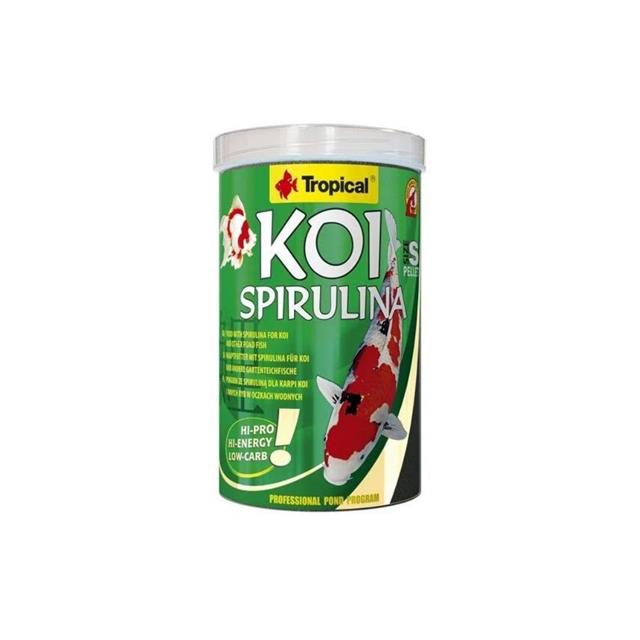 Tropical Koi Spirulina Pellet Size M 1000ml/320Gr