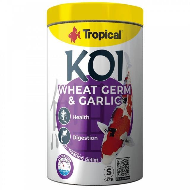 Tropical Koi Wheat Germ&Garlic Pellet Size S 1000ml/320Gr