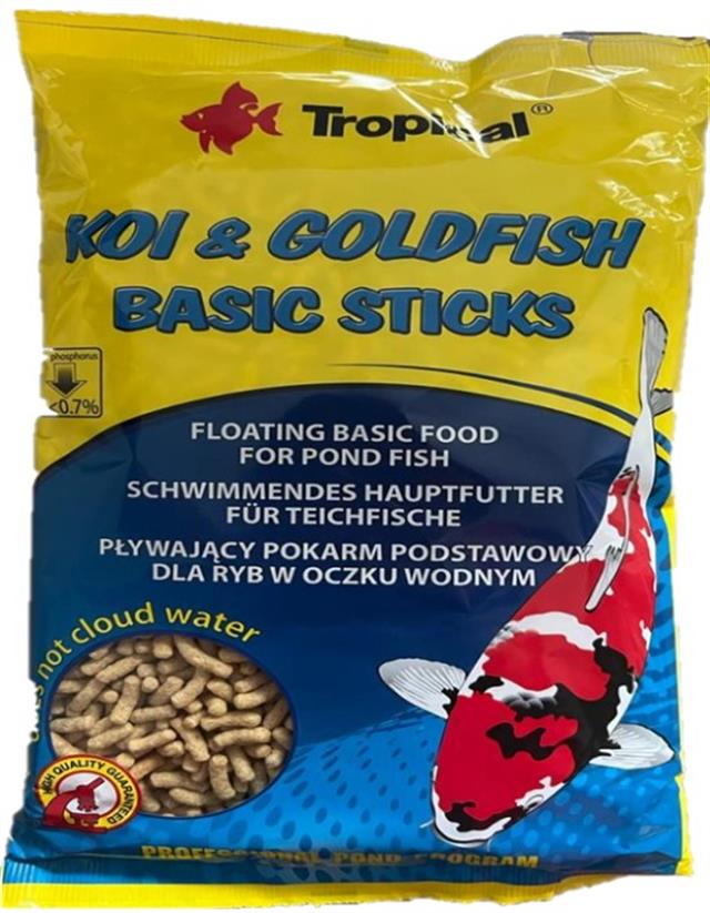 Tropical Koi&Goldfish Basic Sticks Wor. 1000ml/90Gr