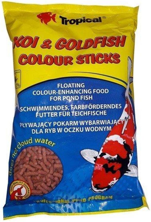 Tropical Koi&Goldfish Colour Sticks Wor.1000ml/90Gr