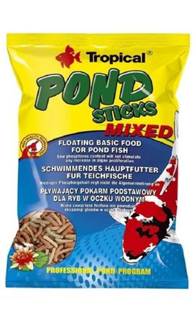 Tropical Pond Sticks Mixed Worms 1000ml/90Gr