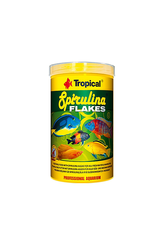 Tropical Spirulina Flakes Pul Yem