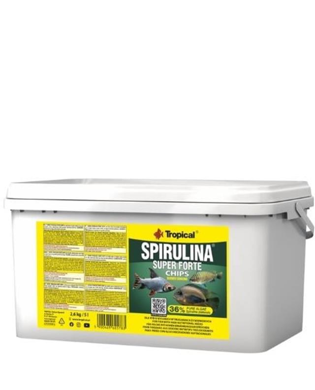 Tropical Super Spirulina Forte Chips 5Lt/2,6Kg