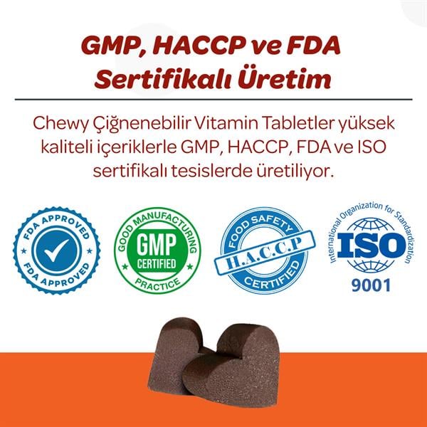 Vet's Plus Multi-Vitamin Kedi ve Köpekler İçin Spirulinalı Çiğnenebilir Tablet (60'lı) - Kedi Vitaminleri