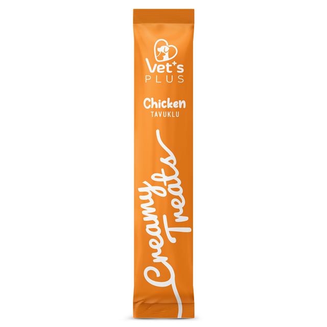 Vet's Plus Tavuklu Krema Kedi Ödül Maması 14gr (5'li) - Kremalar