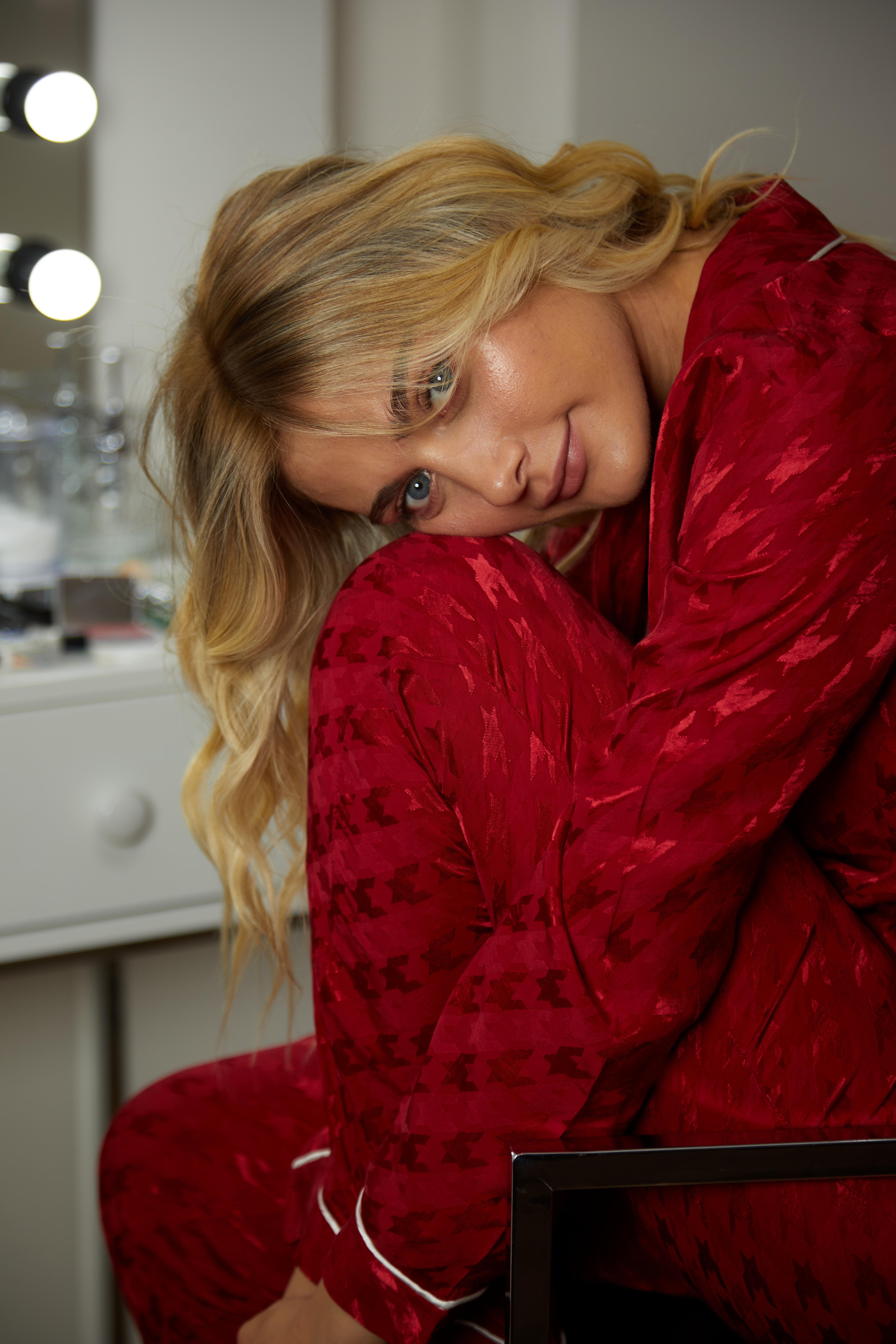 Desenli Pijama Takımı