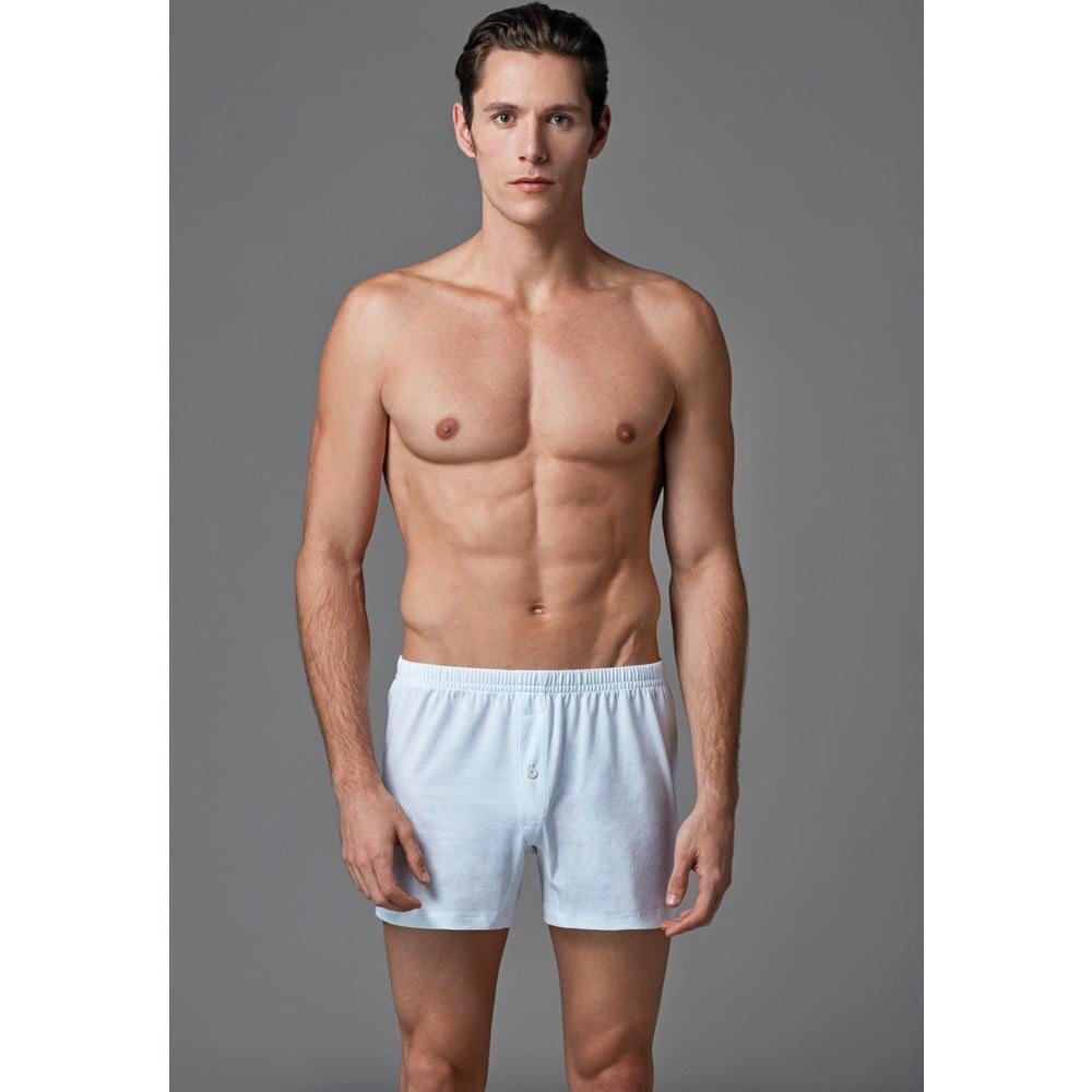 Eros Erkek Boxer 2'Li ES011523 BEYAZ