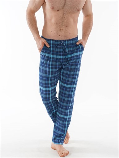 Gazzaz Erkek Tek Alt Pijama MAVİ