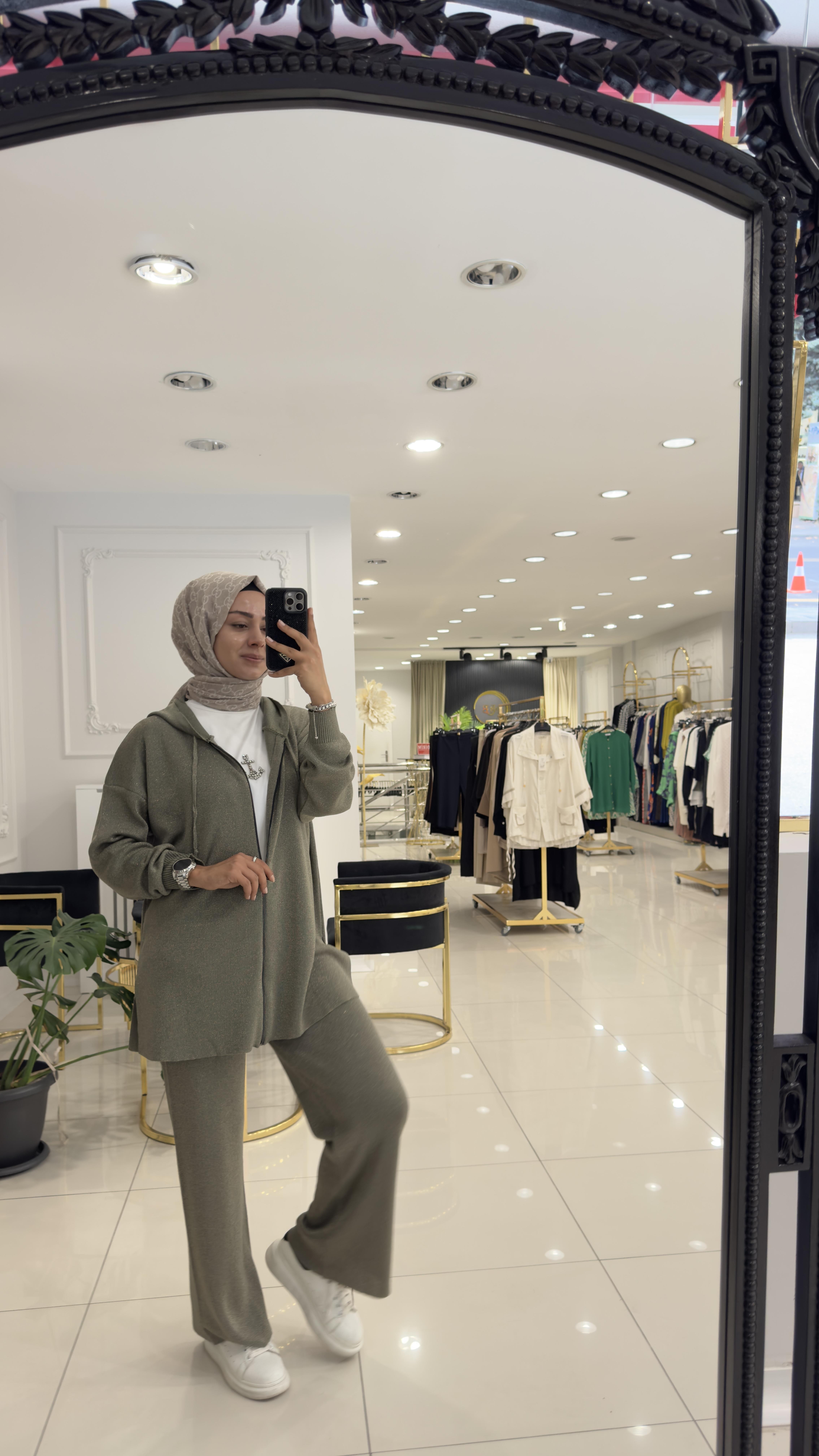 7010 Simli Triko Takım-HAKİ