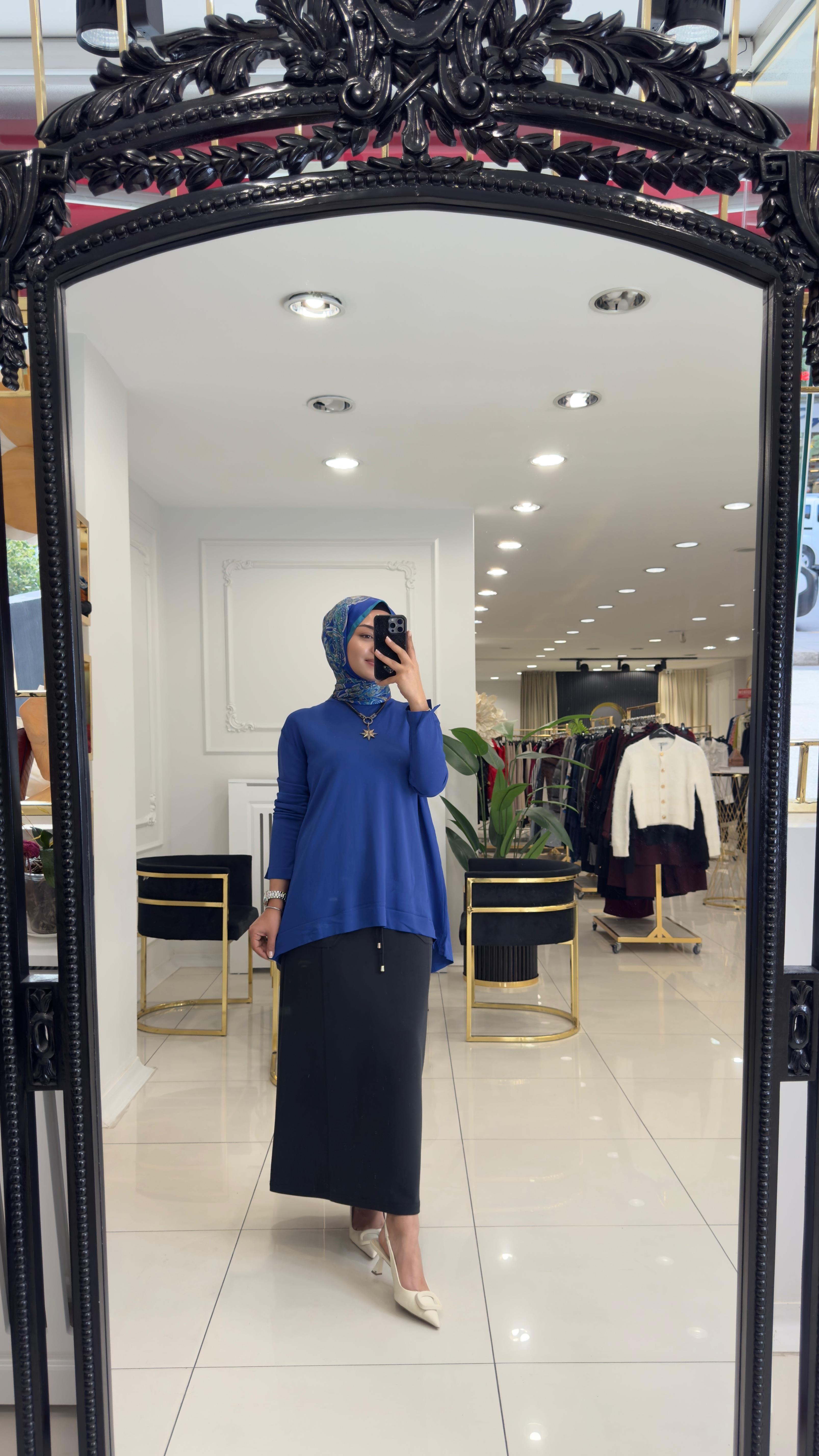 10481 Nur triko bluz-SAKS