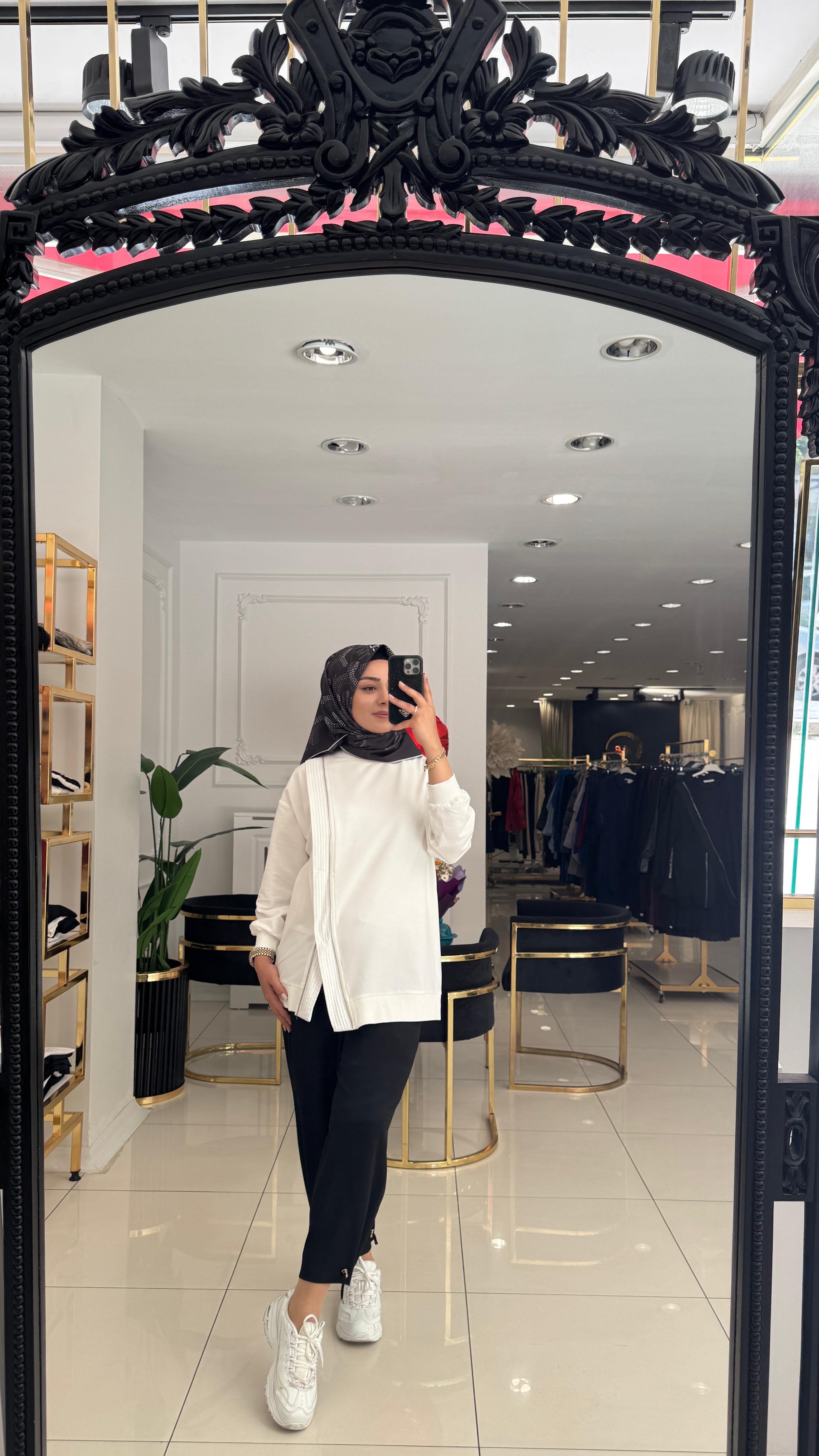 10771 Çapraz bera tunik-EKRU