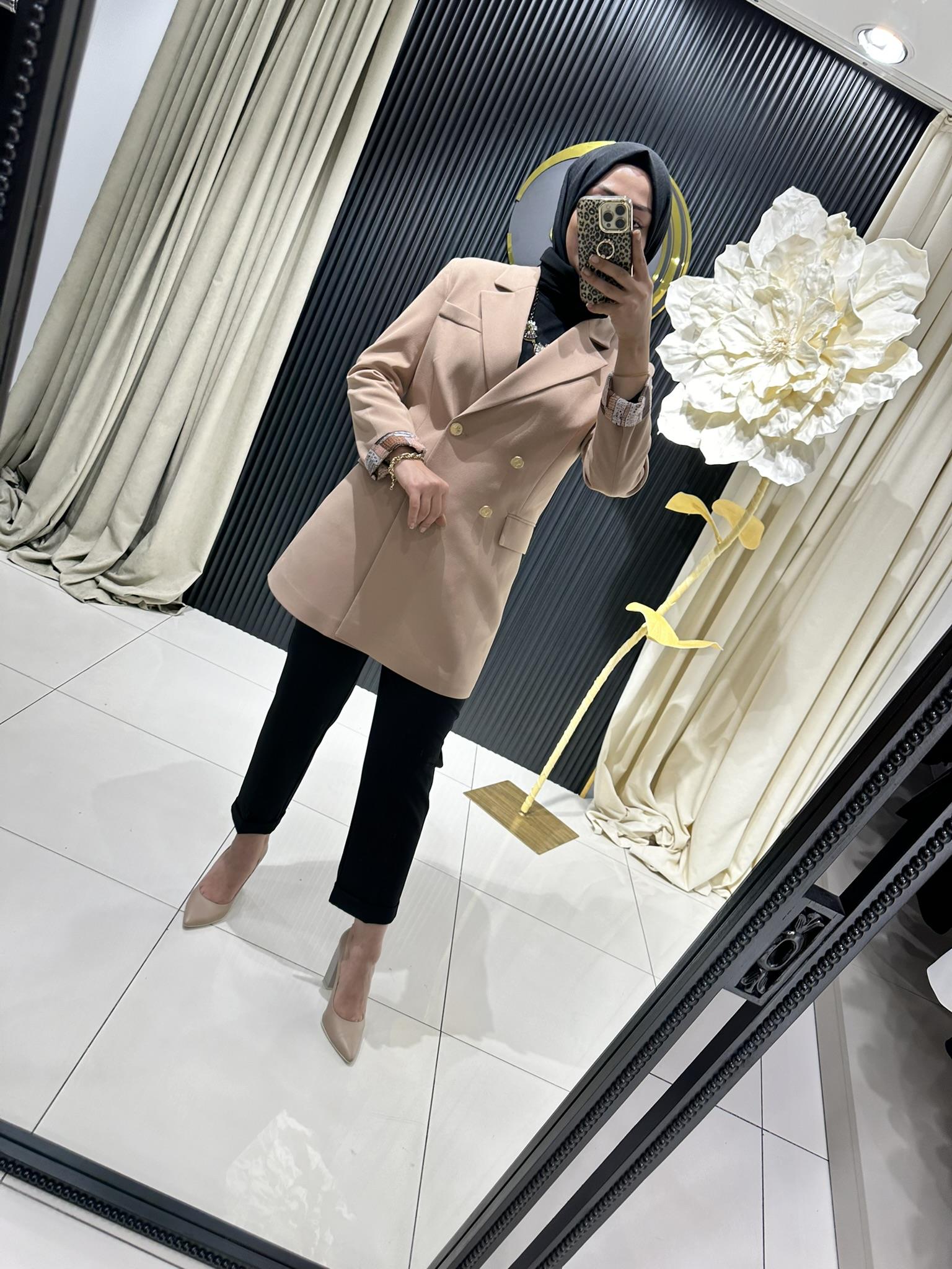 14-1090 BLAZER CEKETSÜTLÜ KAHVE 