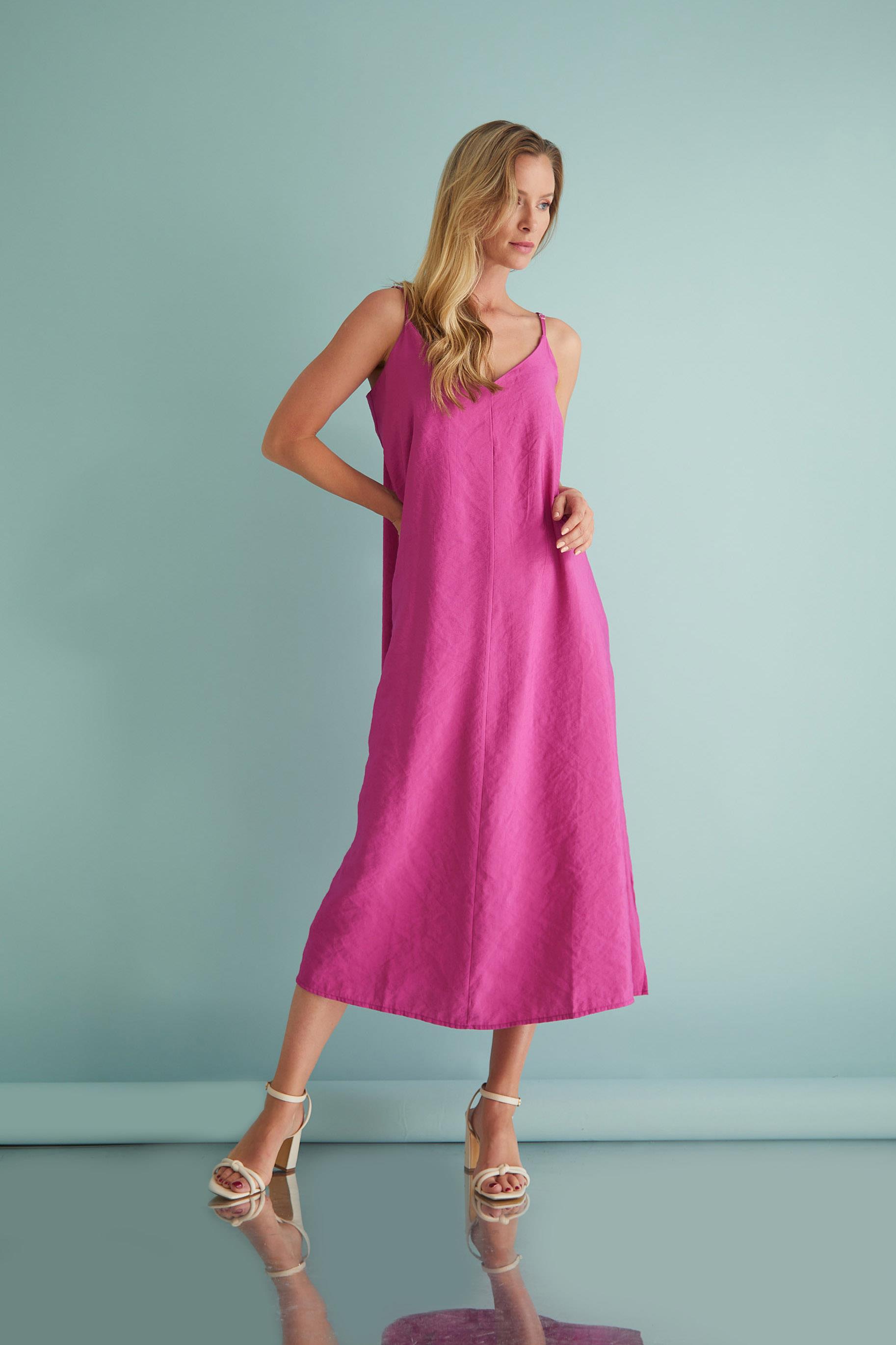 2514 Tensel askılı elise-PEMBE