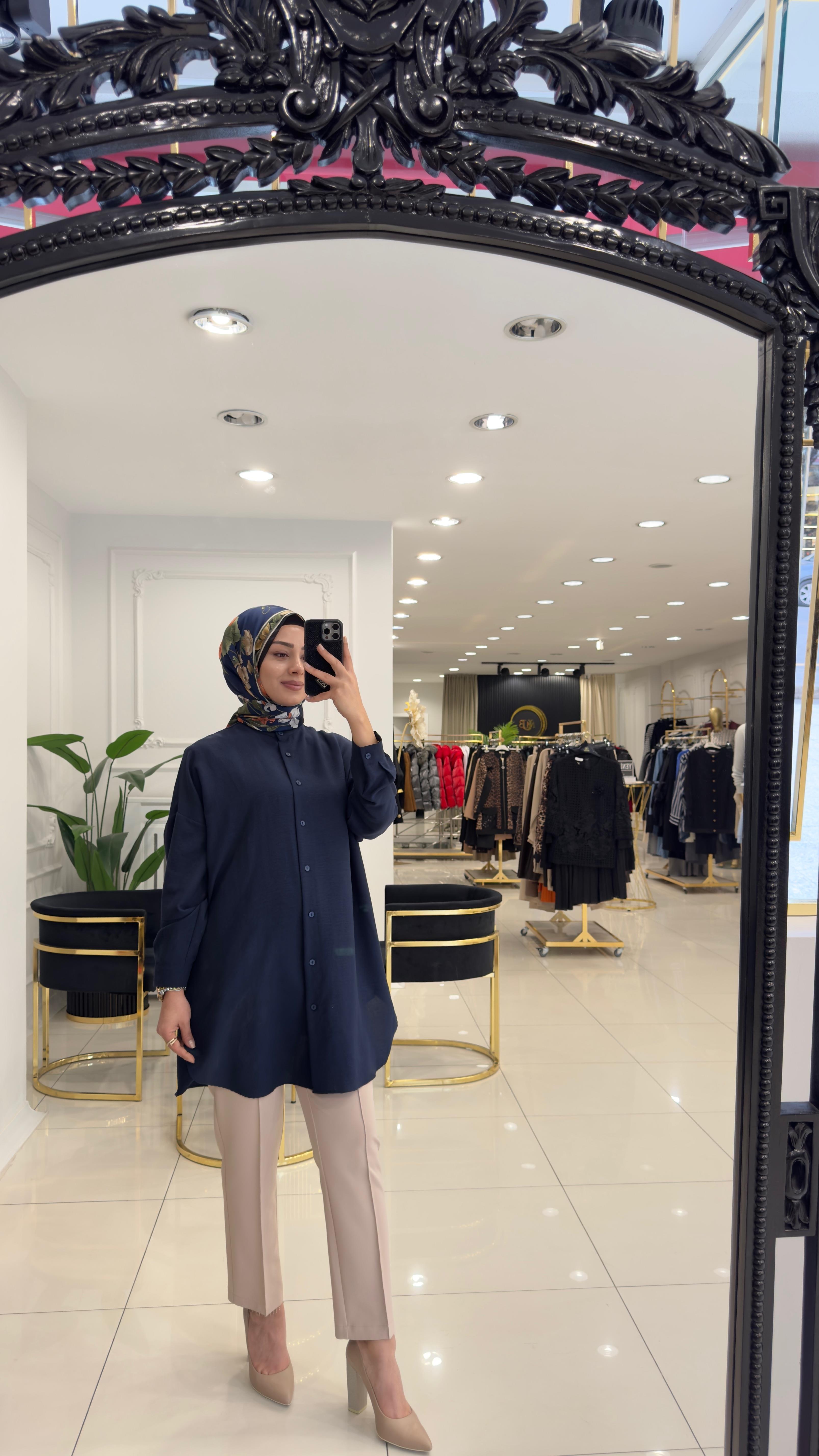 4008 ADA GÖMLEK-LACİVERT