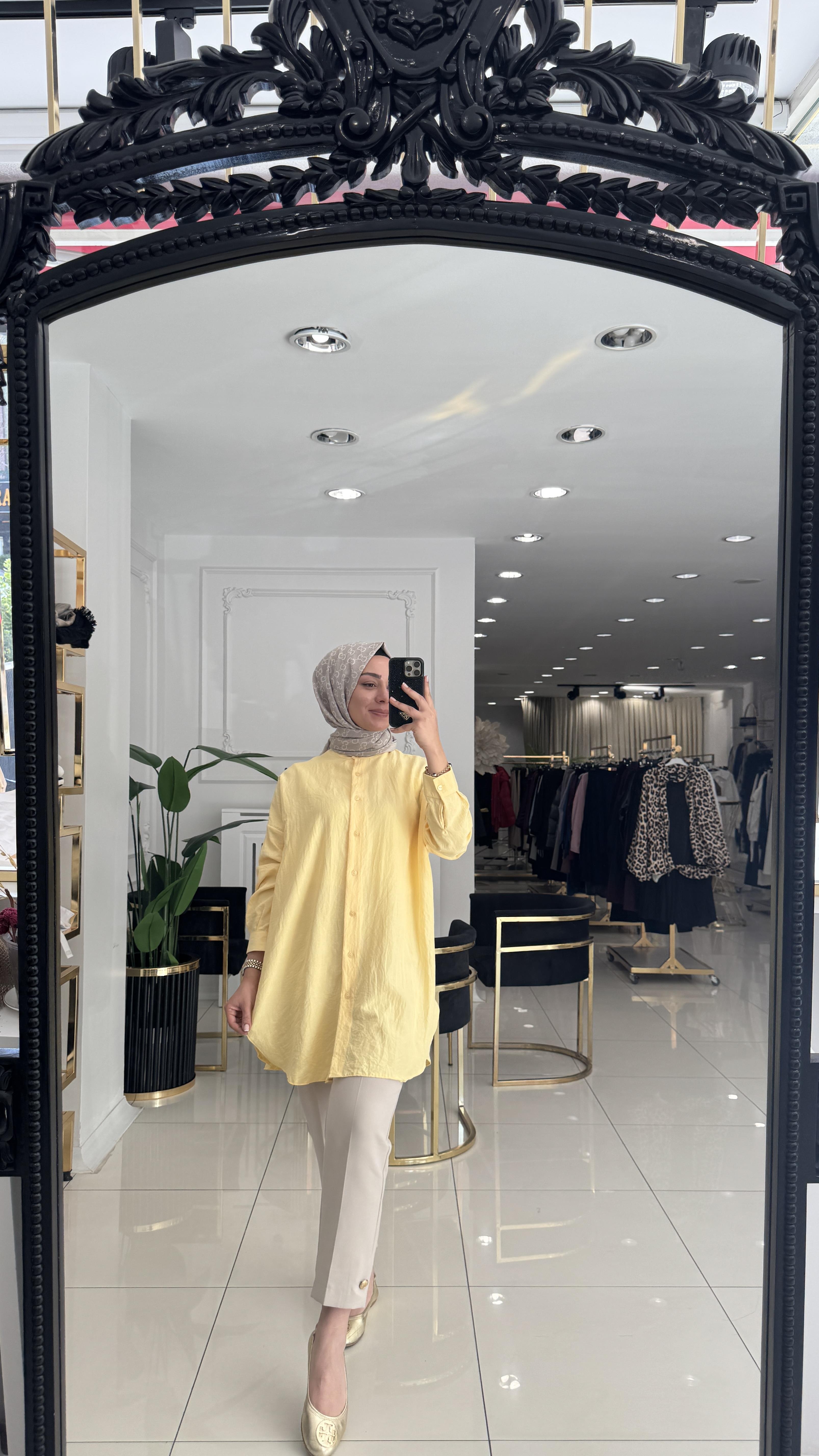 4008 Ada Gömlek- SARI