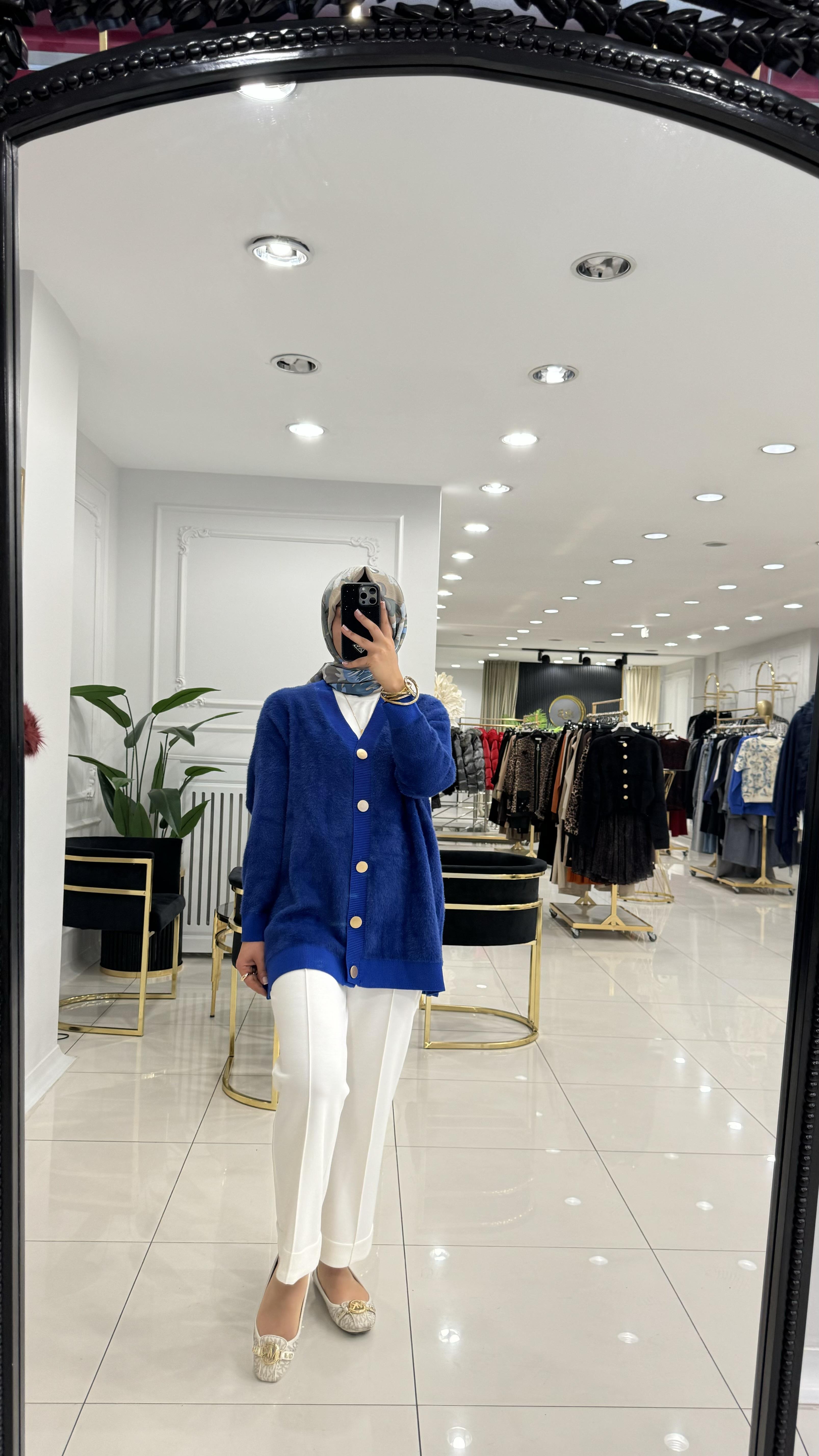 41010 Helin angora hırka-SAKS