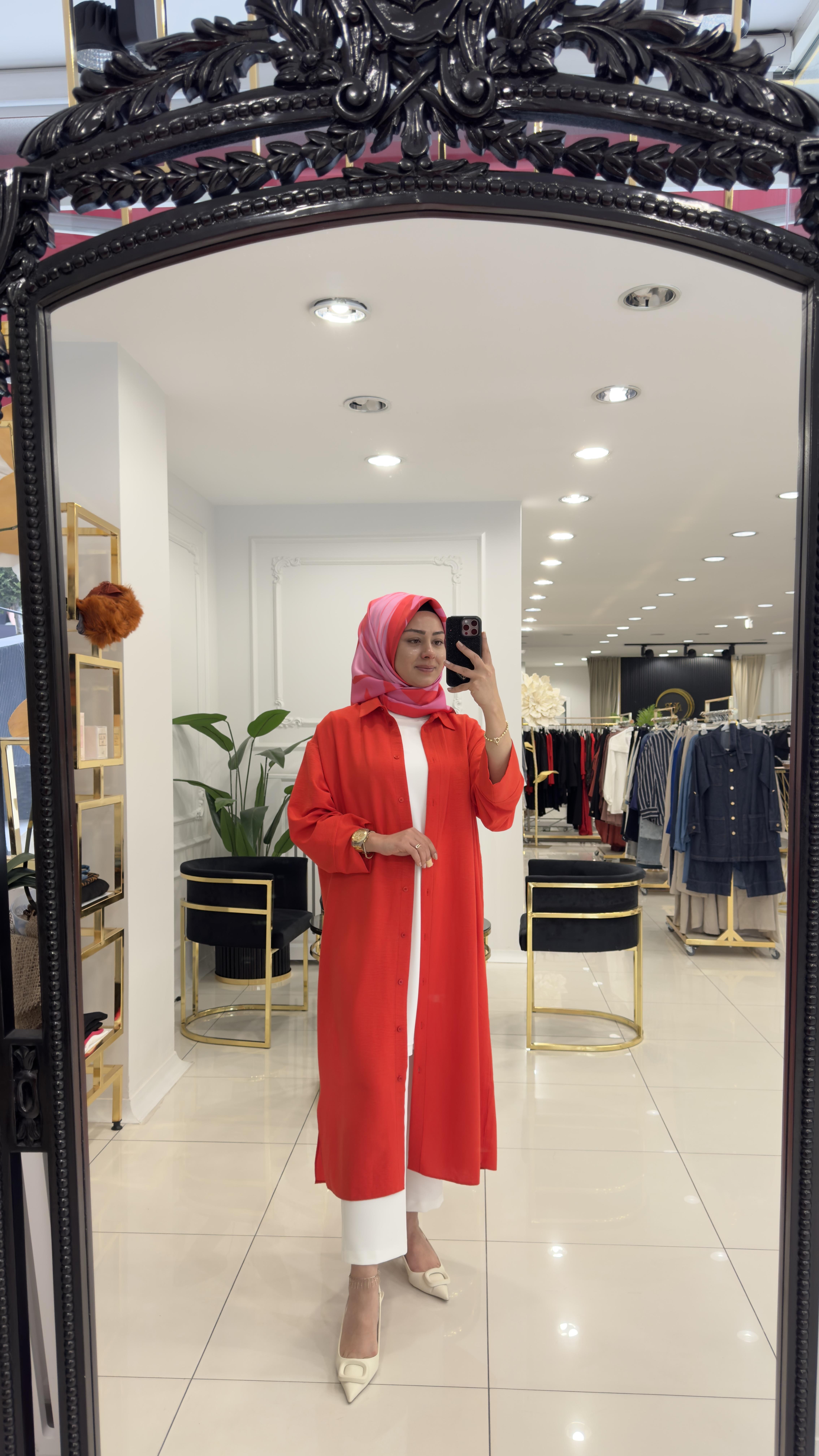 503 Mira gömlek kap-Nar çiçeği