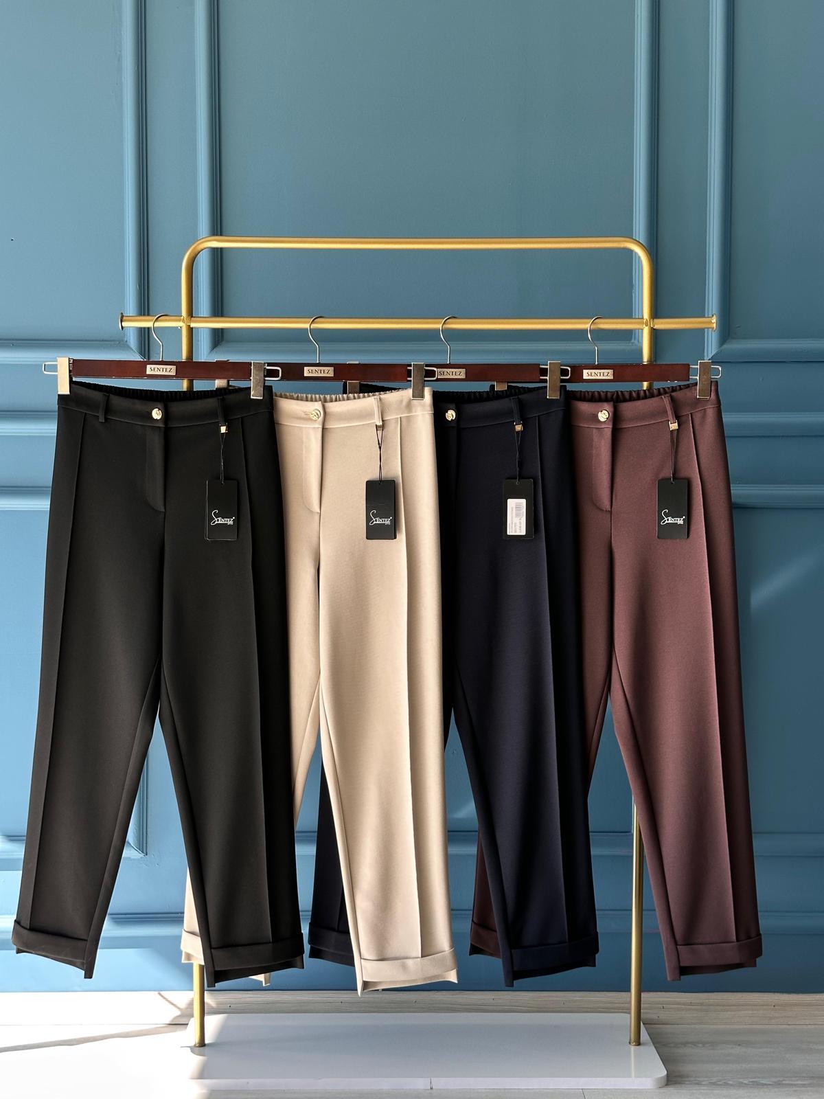 5601 Newyork duble paça pantolon-LACİVERT