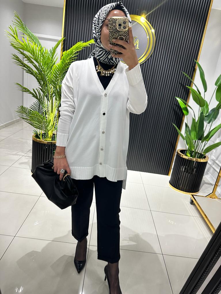 706 HRK HIRKA KISA FİTİLLİ   BEYAZ