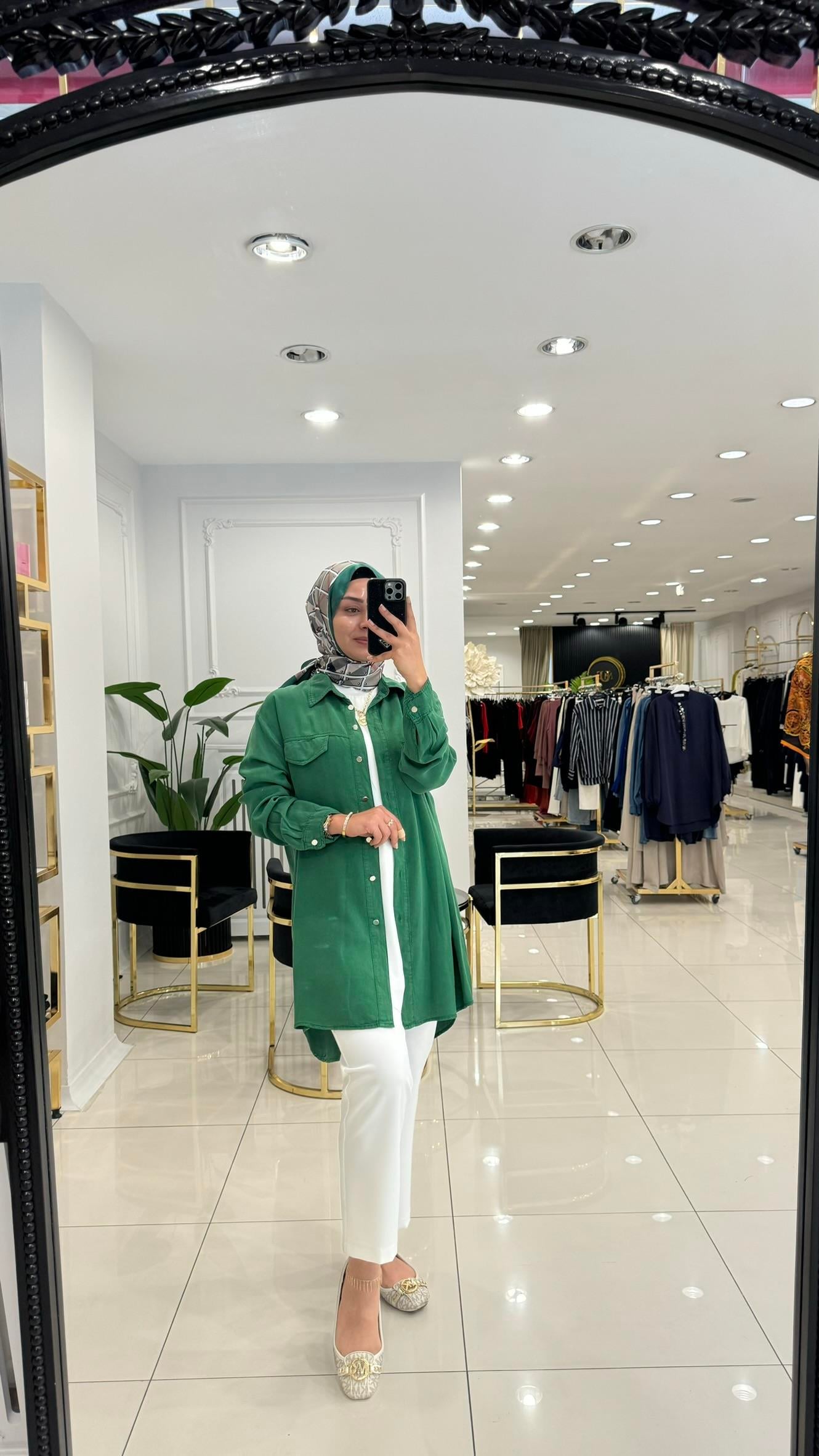 7312 Tensel boncuk işlemeli tunik-BENETTON