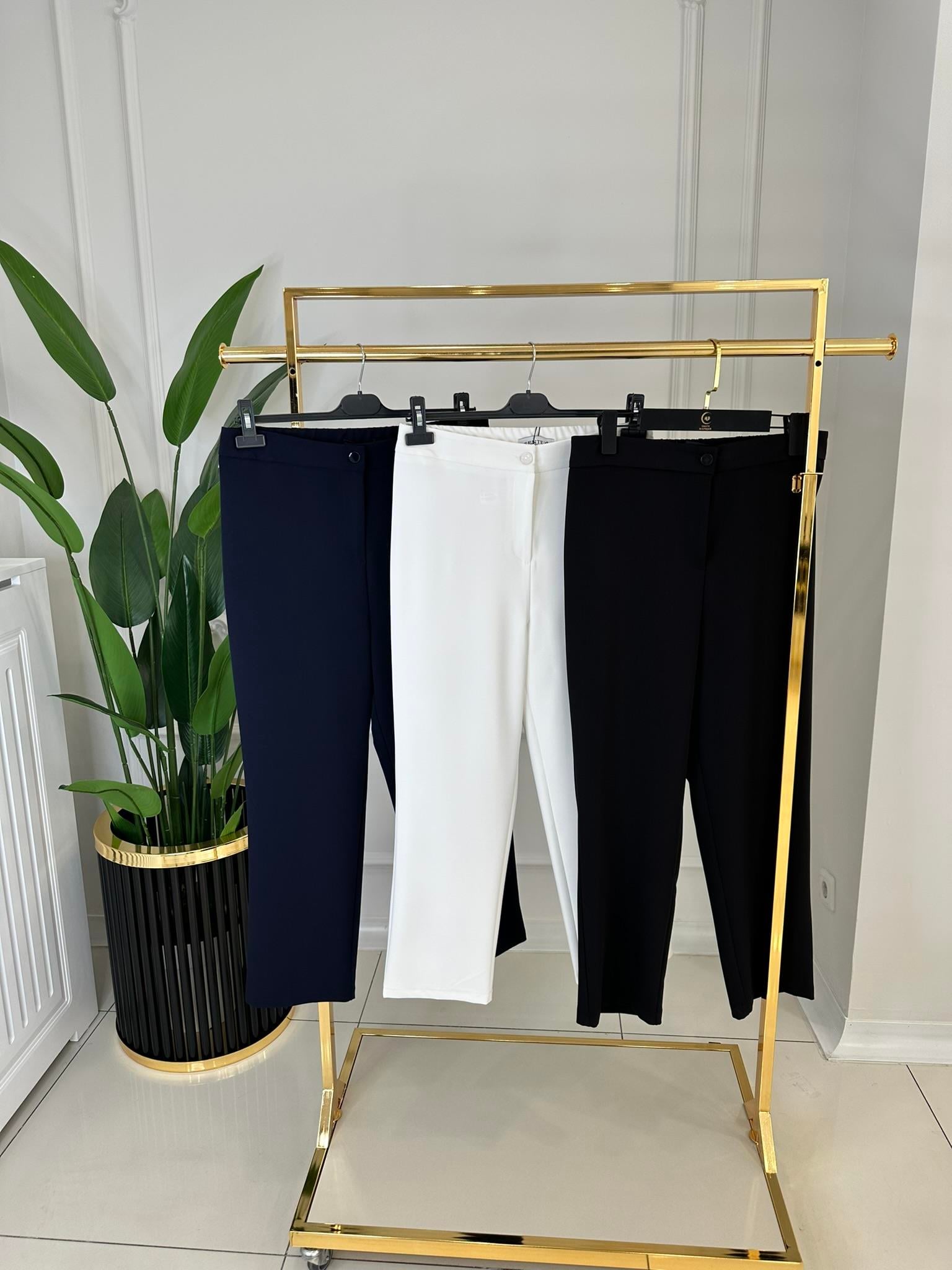 SZ-5405 tek düğmeli rahat pantolon