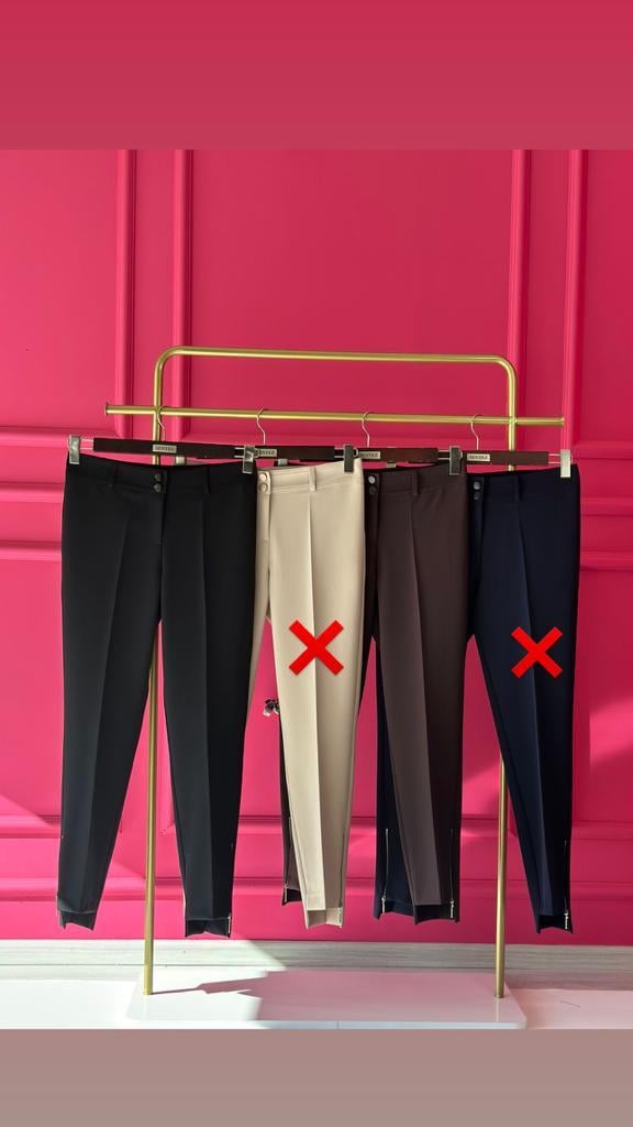 SZ-5535PAÇASI FERMUARLI CLASSİC PANTOLONKAHVE