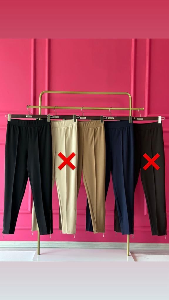 SZ-5541  PAÇASI FERMUARLI PANEGALE DAR PAÇA PANTOLON CAMEL
