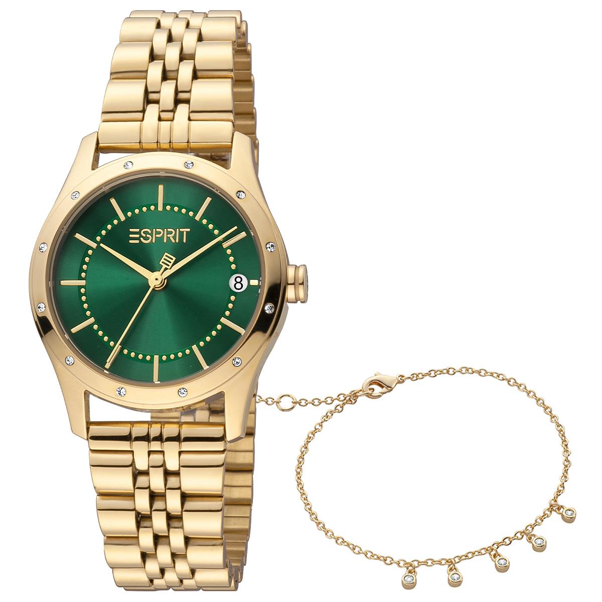 Esprit ES1L223M3125 Kadın Kol Saati ve Bileklik Seti