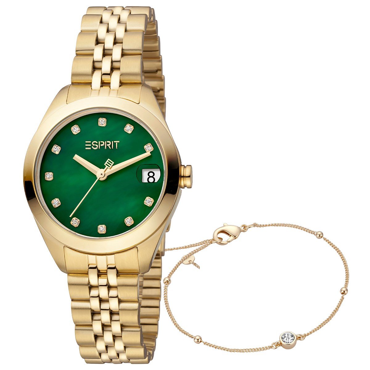 Esprit ES1L295M0095 Kadın Kol Saati  ve Bileklik Seti